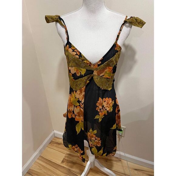 Free People Monday Morning Trapeze Slip Dress Size S - Picture 4 of 7